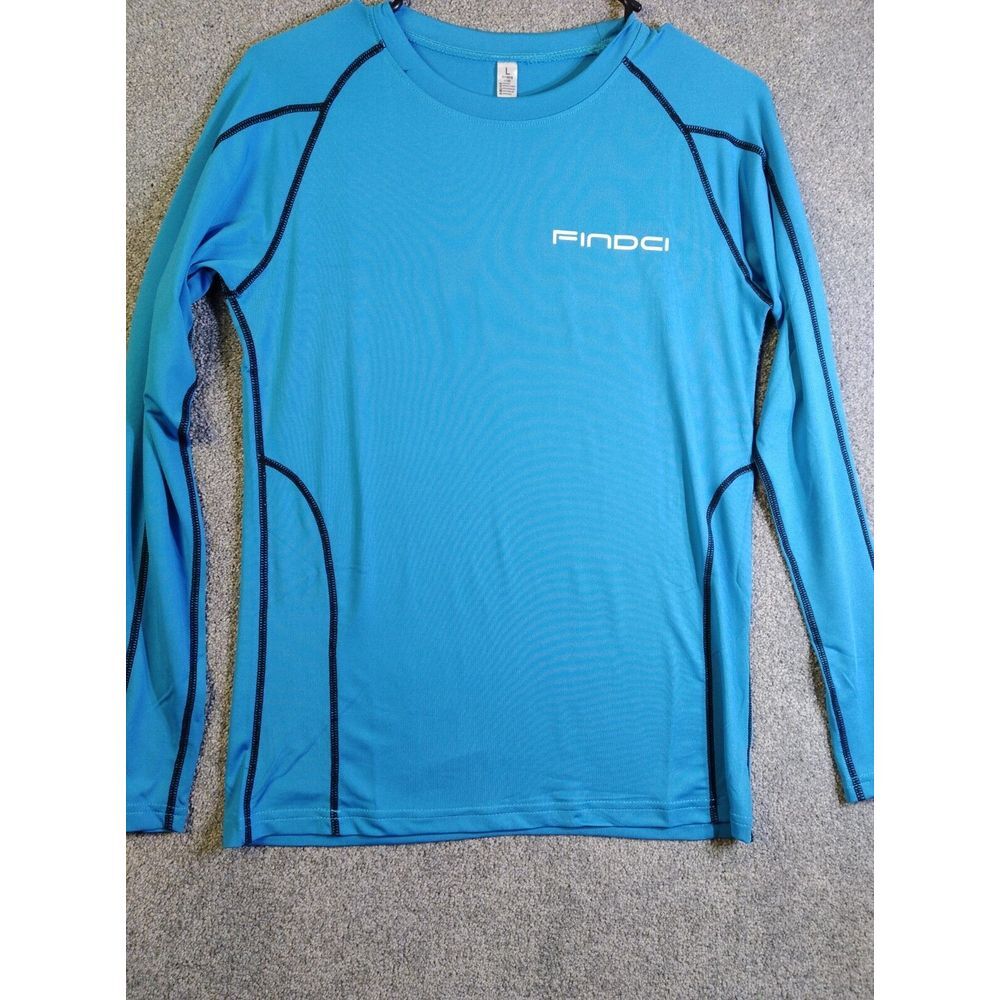 Findci Men Tracksuit Blue L Jogging Sports Set Pullover Running Suits